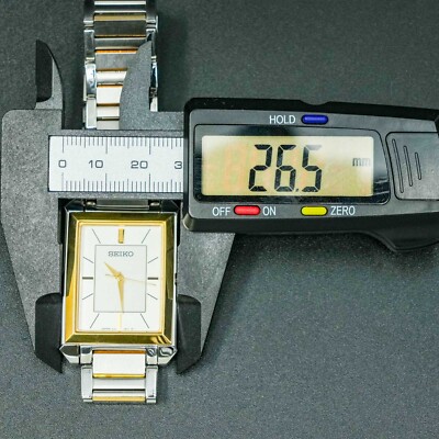 BOXED MINT] SEIKO DOLCE 4J41-0AS0 Gold Square Men | eBay