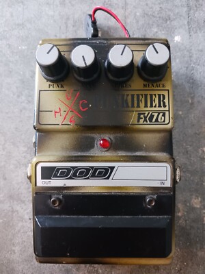 DOD FX76 Punkifier Distortion Vintage Guitar Bass Effect Pedal fuzz fx-76