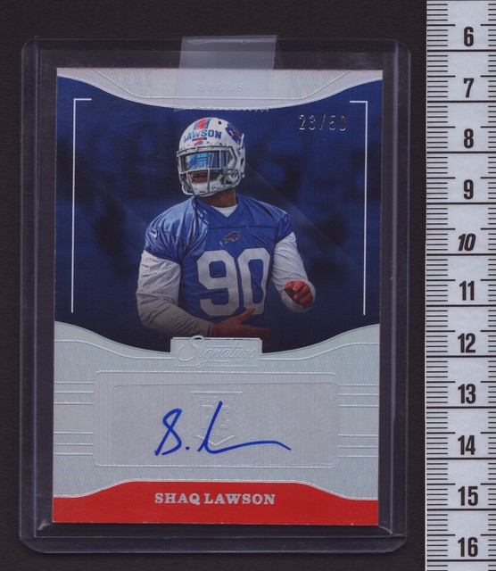 Shaq Lawson 2016 Donruss Signature Series Rookie Autograph HOLO SILVER 207 23/50