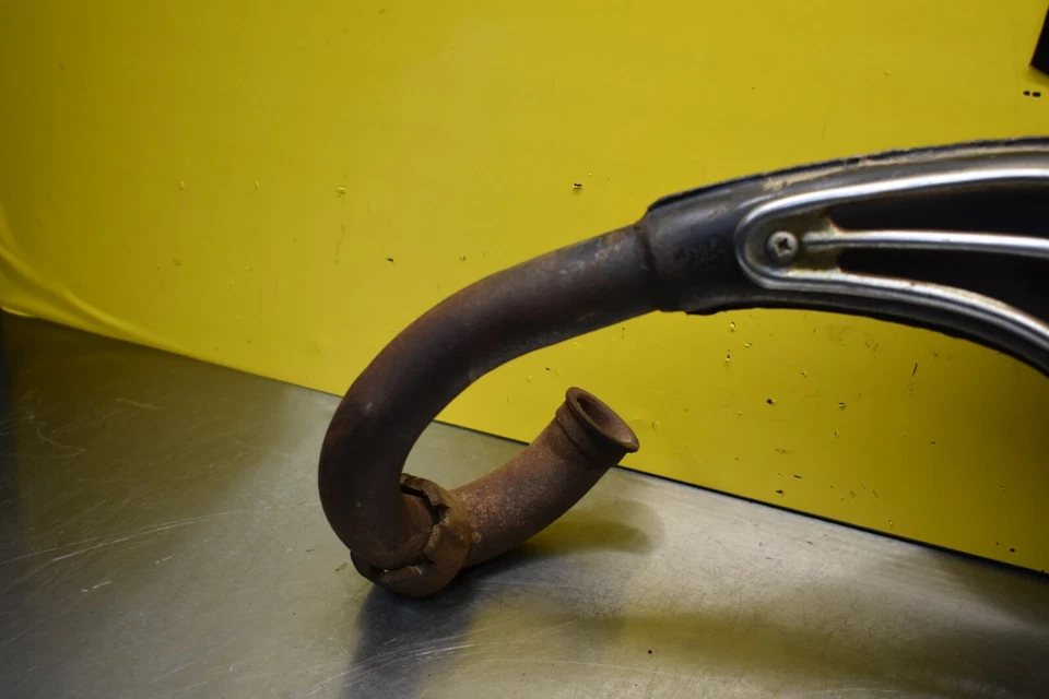 1971 1972 Yamaha JT1 JT2 60 Exhaust Pipe 5by - Image 2 of 4