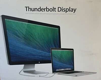 Apple Thunderbolt Display 27" IPS LED Monitor MC914ZM/B 2560x1440 Macbook OFFER - Bild 1 von 4