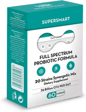 Supersmart Full Spectrum Probiotic Formula 36 Billion CFU per Day (20In1 Complex