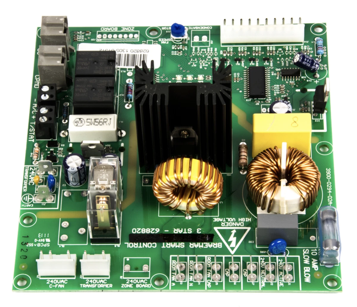 Genuine Braemar Ducted Heater Circuit Board PCB TG TH - 3 STAR Heaters #  628820 | eBay