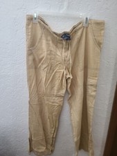 womens linen pants medium