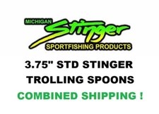 Michigan Stinger 3.75" Trolling Spoons Fishing Baits Choose Colors