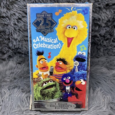 Sesame Street 25th Birthday A Musical Celebration VHS 1993 Elmo