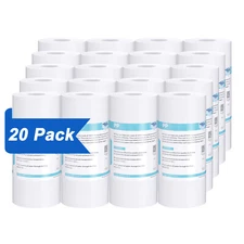 20 Pack 5 Micron 10x4.5" Sediment Water Filter for Big Blue SimPure DB10 / DB10C