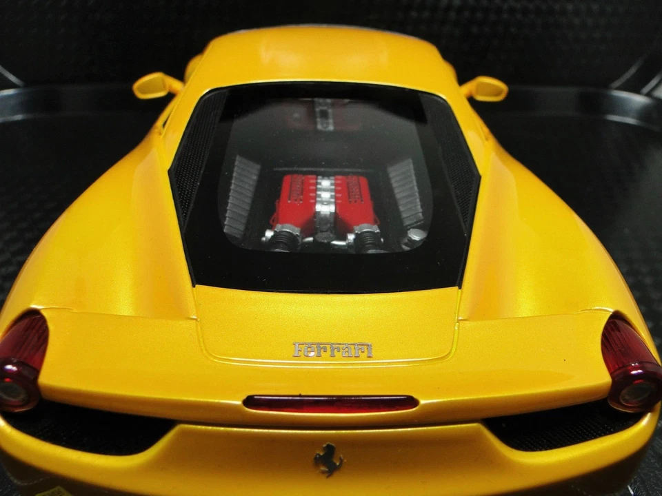 Ferrari Race Car 1 18Le Mans24Racing Racer12Custom Built Model43Carousel YELLOW - Image 3 of 4