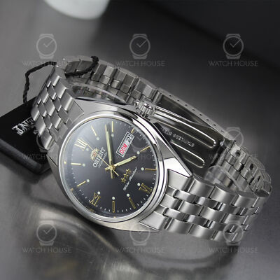 Orient 3-Star Automatikuhr schwarze Tag/Datum RA-AB0E14N19B