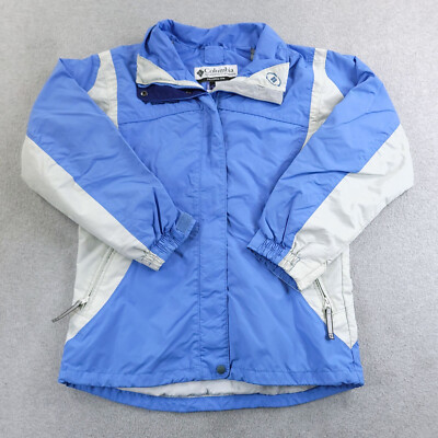 Columbia Jacket Womens Small Blue Core Interchange Windbreaker Shell Only