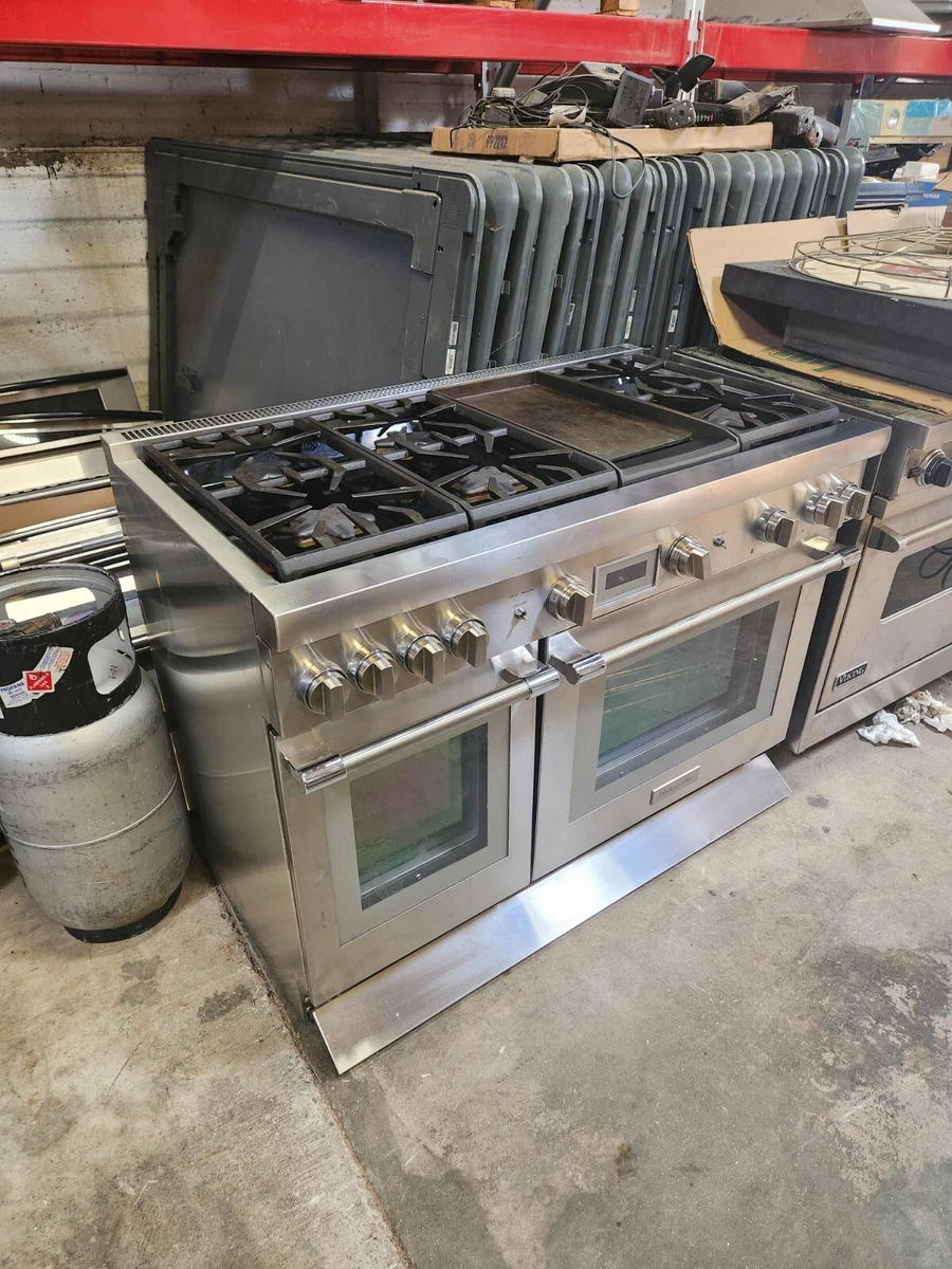 48 Gas Pro Range with 6 Burners and Griddle