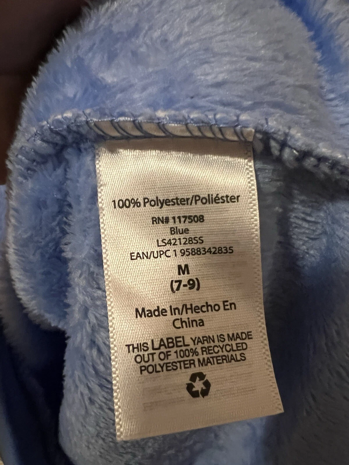 ugly christmas sweater womens medium Blue funny character “let It Snow Somewhere Else”