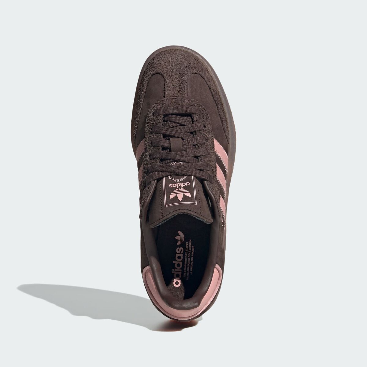 JI2744 adidas Originals Sambae Dark Brown Wonder Mauve Gum JI2744 adidas Originals Sambae Dark Brown Wonder Mauve Gum