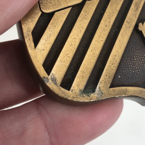 USA 1980 Moscow Olympic Games USOC Contributor Bronze Medal Paperweight Token - Picture 5 of 5