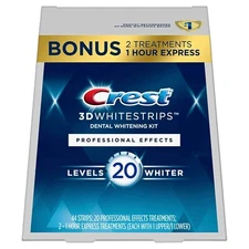 Crest 3D Whitestrips, Teeth Whitening Strip Kit, 44 Strips (22 Count Pack)
