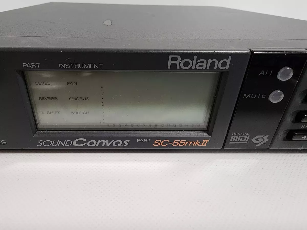 Roland SC-55 mkII mk2 SOUND Canvas MIDI Sound Module Roland SC-55 mkII mk2 SOUND Canvas MIDI Sound Module