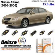 Kit de luces LED interiores para Nissan Altima 2002-2006 bombillas domo blancas