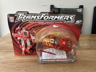 Transformers Robots In Disguise Side Burn Hasbro 2002 Brandneu Sealed Neu in OVP Selten