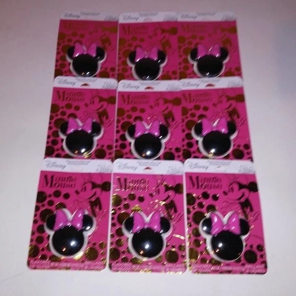 Juego de 9 Favores de Fiesta Chapstick Niñas Minnie Mouse Niños Medias Rellenas Nuevo Foto 3 de 4
