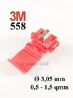 3M Scotchlok 558 cable connector, branch connector, low current connector, 10-1000 pieces