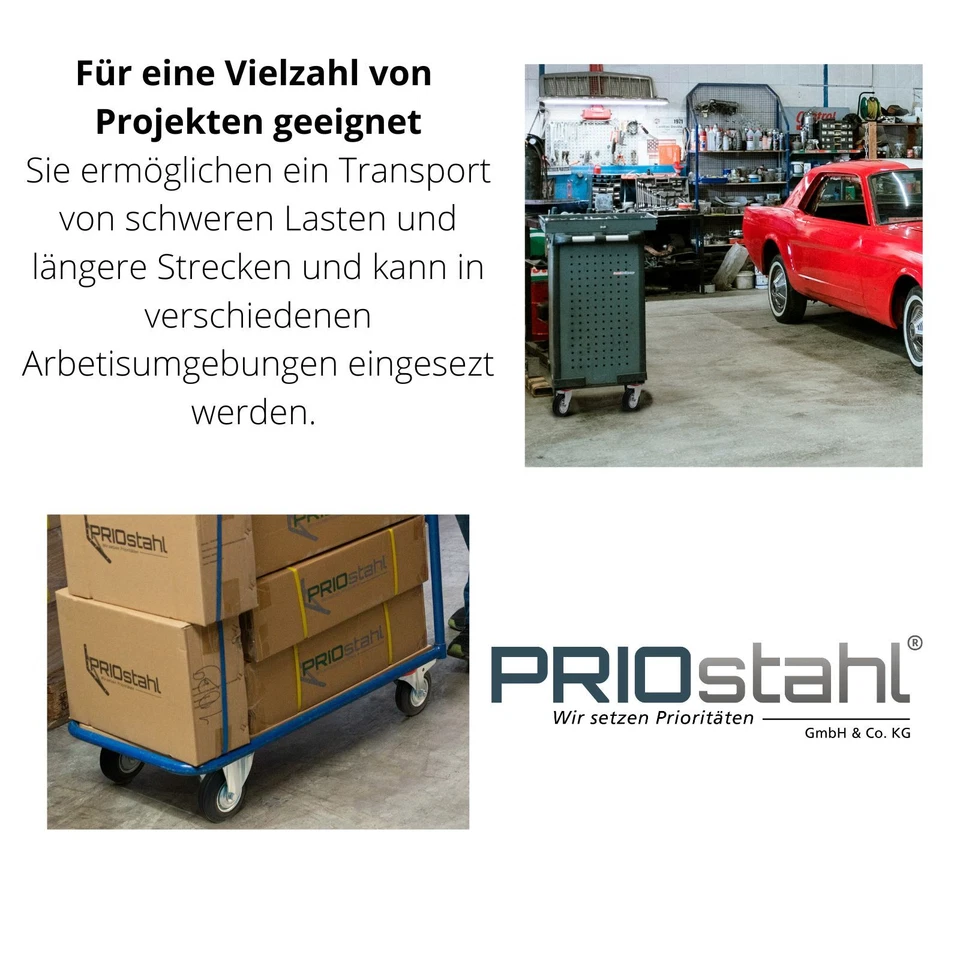 Transportrollen Lenkrollen Bockrolle Lenkrolle mit Bremse Transportrolle Rolle - Bild 2 von 2