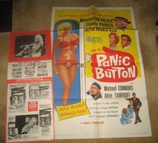 JAYNE MANSFIELD  LOT  POSTER AND PRESSBOOK   -   SINGLE ROOM FUNISHED