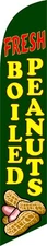 FRESH BOILED PEANUTS SWOOPER FEATHER FLAG BANNER SIGN 8547
