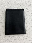 Buxton  Black Leather Passport Wallet — photo 1