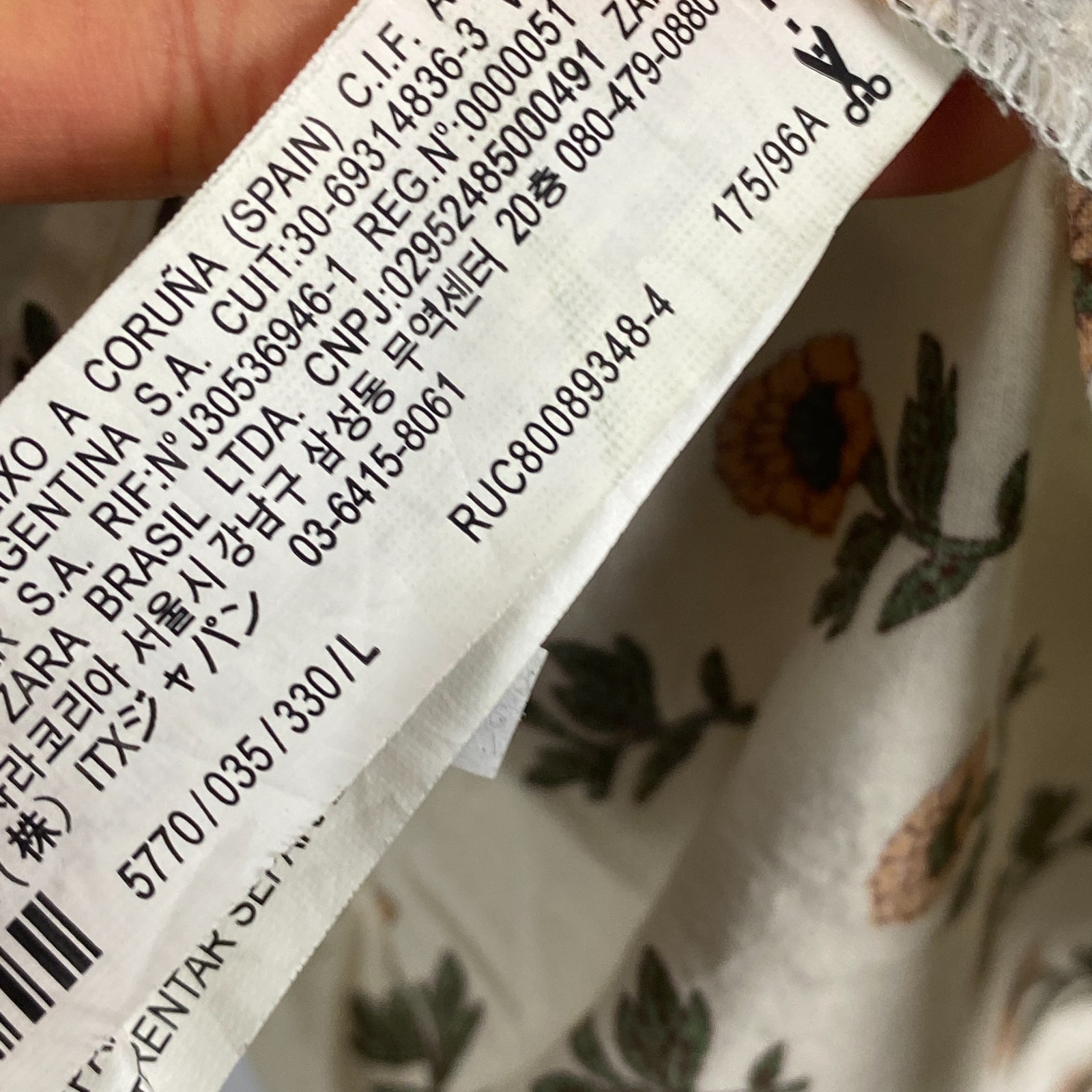 Zara Belted Patchwork Cottagecore Printed Shirt D… - image 5