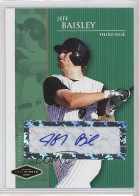 2006 Just Minors Justifiable Auto Jeff Baisley #JF-1 Auto n8a