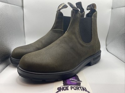 NEW Blundstone 1615 Elastic Sided Boot Dark Olive Suede  display picture 2