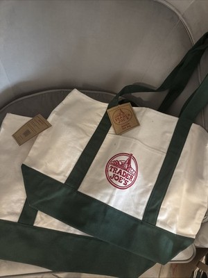 Trader Joe s  Viral Limited Holiday Color ,Green Big Tote Bag  #trend #new