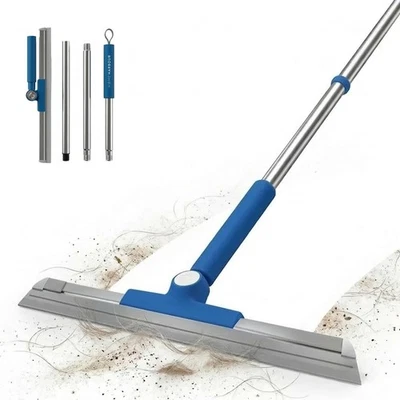 Flexi Edge Blade Floor Sweeper, Flexible 180° Rubberised Blade, Extendable - Image 1 of 4