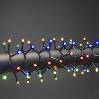 Konstsmide Weihnachtsbeleuchtung Micro LED Compactlights 400 Bunte Dioden