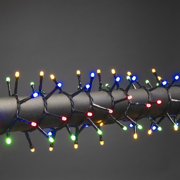 Konstsmide Weihnachtsbeleuchtung Micro LED Compactlights 400 Bunte Dioden-image