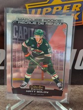 MATT BOLDY: 2022-23 O-Pee-Chee Platinum Marquee Rookie