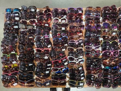 Bulk Lot 100 PCS Womens Sunglasses New Mixed Styles Plastic Metal Wholesale Mix