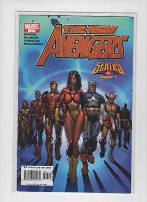 New Avengers #7 (2005) 1st app Illuminati, Marvel Comics