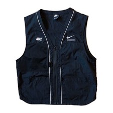 Nike Weste NSW DNA Woven schwarz weiß Vest Sz. M