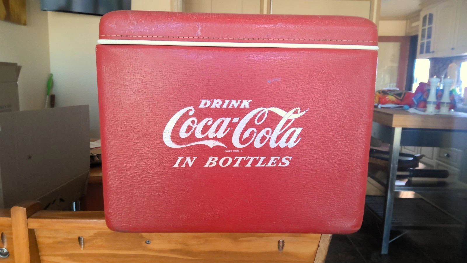 Vintage 1950s Vinyl Coke Cooler