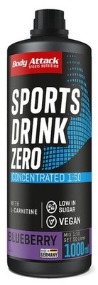 Body Attack Sports Drink Zero - 1000 ml (14,90 EUR/l)