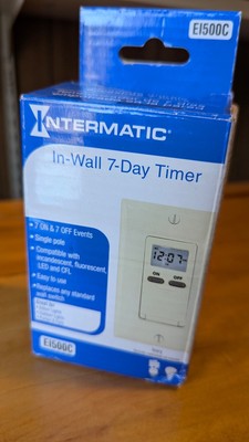Intermatic EI500WC 125V Digital Timer - White
