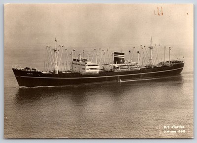 M/S Tarifa Wilhelmsen Lines Oslo Norway c1950 4x6 Real Photo RPPC