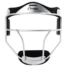 Champion Sports Softball Fielder's Mask Adult Size 6.75"-7.5" - Silver