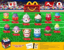 2026 McDonald's Happy Meal FIFA Football Worldcup Plush Squishmallows set of 12