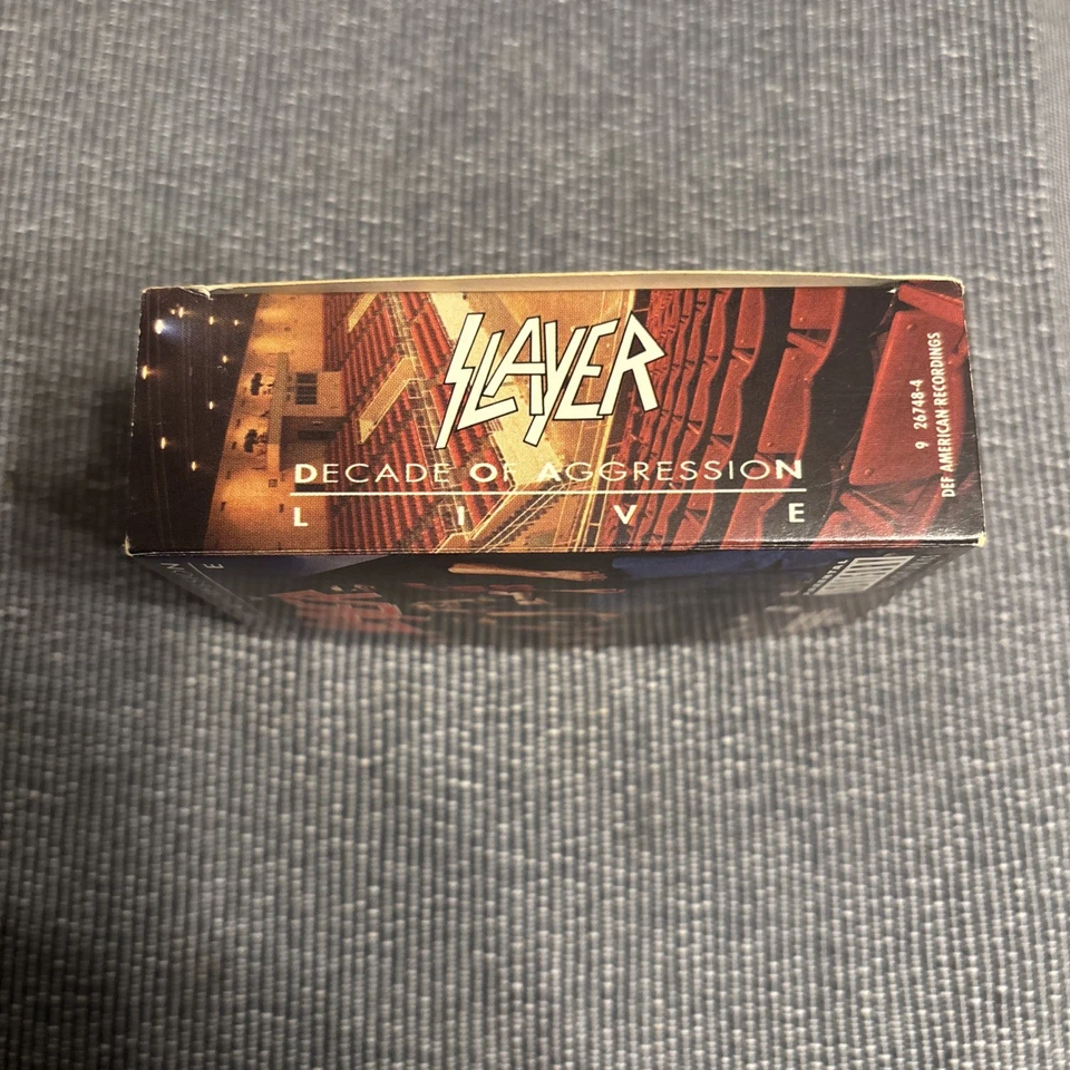 Slayer: Decade of Aggression Live - Double Cassette Tape Set w/ Box & Booklet - Image 3 of 4