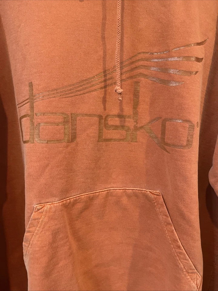 Moletom com capuz laranja dansko tamanho grandes fios distritais  - Imagem 2 de 4