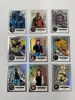 2022 Upper Deck Lot of 9 Marvel Beginnings Vol 2 Series 1 Flipped FX cards