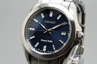 VINTAGE *Near MINT* Grand Seiko 8J56-8020 SBGF019 Blue 38mm Quartz Men's Watch