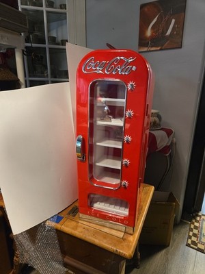 Retro Koolatron Coca-Cola Design Push Button Vending Machine Mini Fridge 